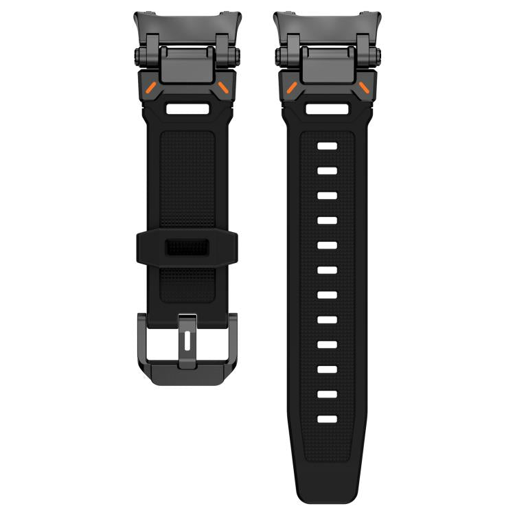 For Samsung Galaxy Watch8 / Watch8 Classic Explorer Metal Connector Silicone Watch Band
