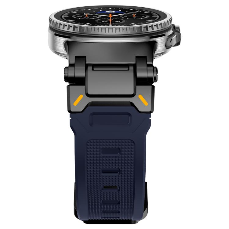 For Samsung Galaxy Watch8 / Watch8 Classic Explorer Metal Connector Silicone Watch Band