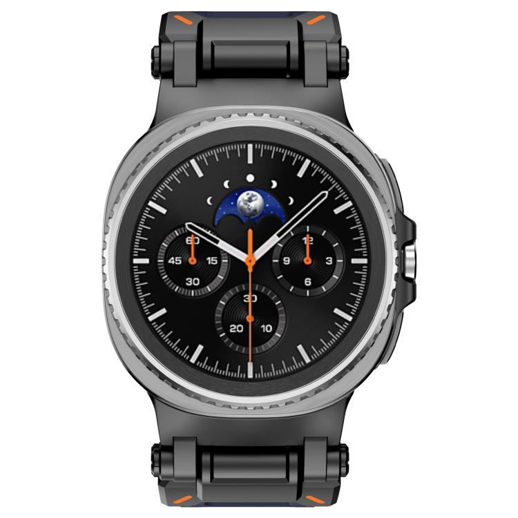 For Samsung Galaxy Watch8 / Watch8 Classic Explorer Metal Connector Silicone Watch Band