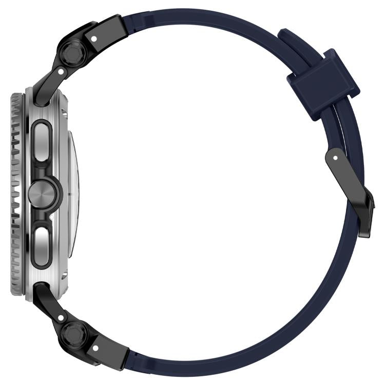 For Samsung Galaxy Watch8 / Watch8 Classic Explorer Metal Connector Silicone Watch Band