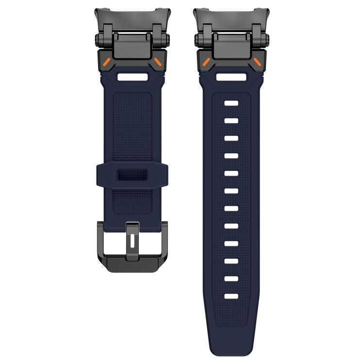 For Samsung Galaxy Watch8 / Watch8 Classic Explorer Metal Connector Silicone Watch Band