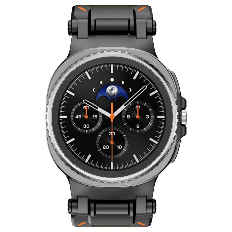 For Samsung Galaxy Watch8 / Watch8 Classic Explorer Metal Connector Silicone Watch Band