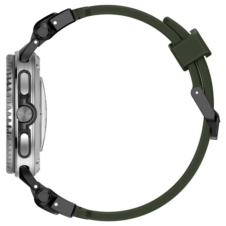 For Samsung Galaxy Watch8 / Watch8 Classic Explorer Metal Connector Silicone Watch Band