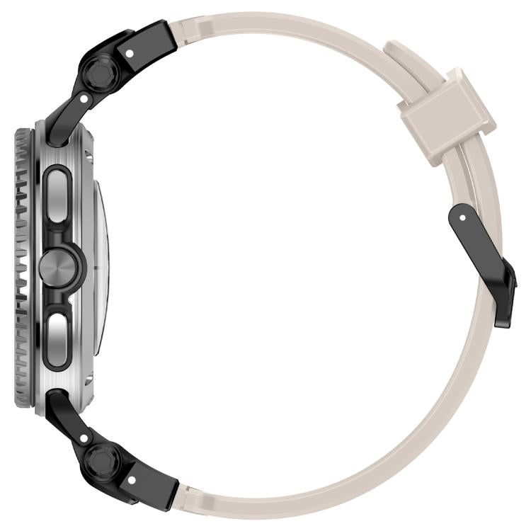 For Samsung Galaxy Watch8 / Watch8 Classic Explorer Metal Connector Silicone Watch Band
