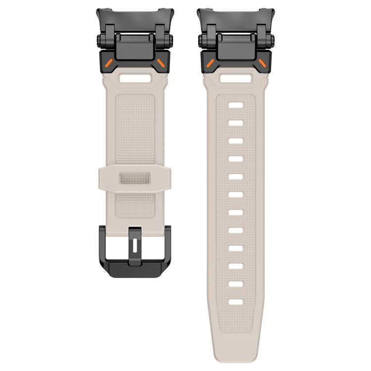 For Samsung Galaxy Watch8 / Watch8 Classic Explorer Metal Connector Silicone Watch Band