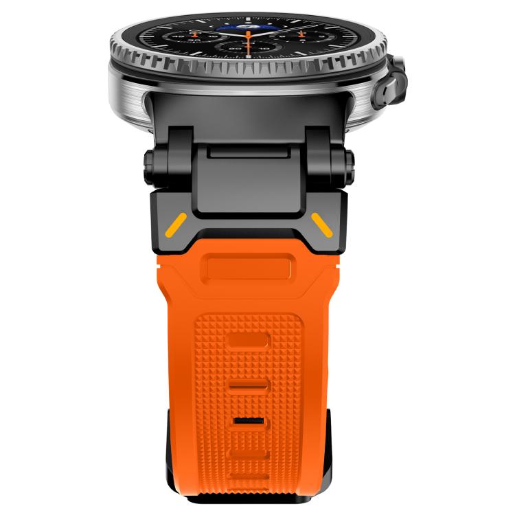 For Samsung Galaxy Watch8 / Watch8 Classic Explorer Metal Connector Silicone Watch Band