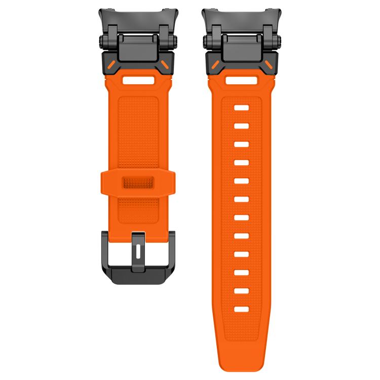 For Samsung Galaxy Watch8 / Watch8 Classic Explorer Metal Connector Silicone Watch Band