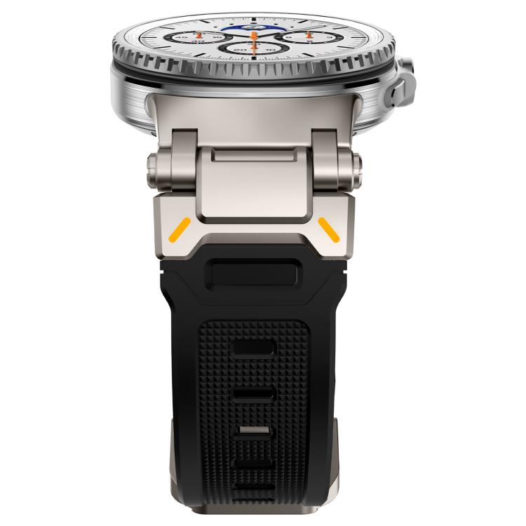 For Samsung Galaxy Watch8 / Watch8 Classic Explorer Metal Connector Silicone Watch Band