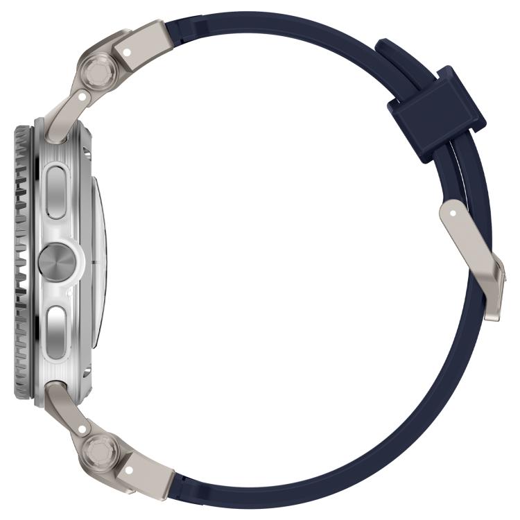 For Samsung Galaxy Watch8 / Watch8 Classic Explorer Metal Connector Silicone Watch Band