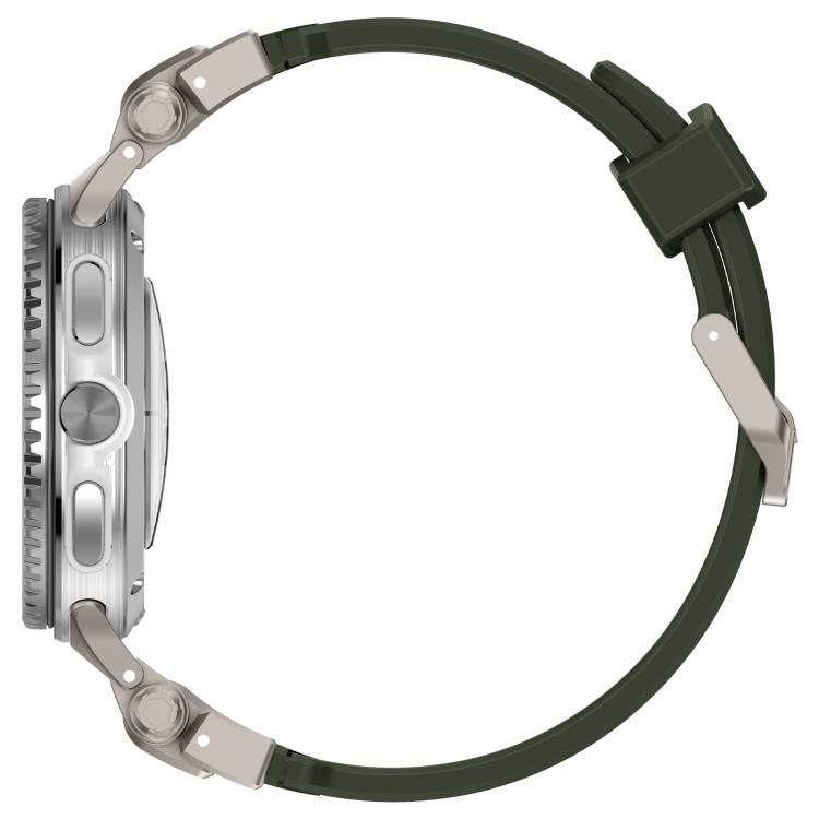 For Samsung Galaxy Watch8 / Watch8 Classic Explorer Metal Connector Silicone Watch Band