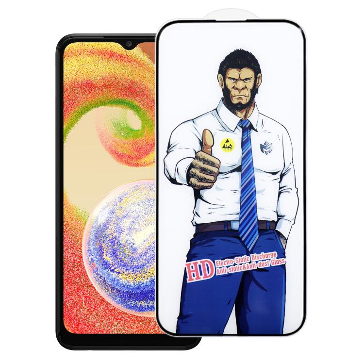 For Samsung Galaxy A04 Gorilla Explosion-Proof Anti-Fingerprint HD Tempered Glass Film
