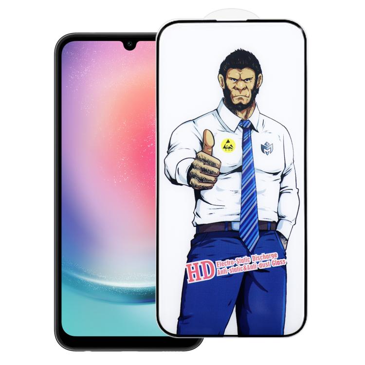 For Samsung Galaxy A24 5G Gorilla Explosion-Proof Anti-Fingerprint HD Tempered Glass Film