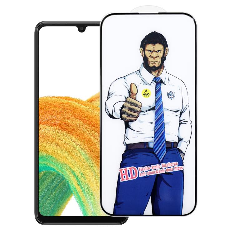 For Samsung Galaxy A33 5G Gorilla Explosion-Proof Anti-Fingerprint HD Tempered Glass Film