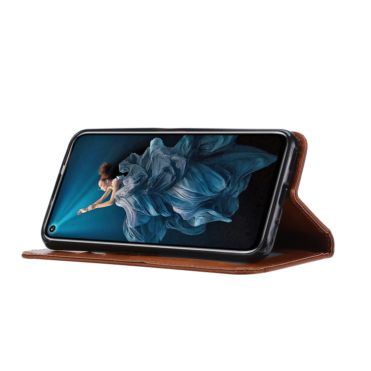 Knead Skin Texture Horizontal Flip Leather Case for Huawei Honor 20 Pro, with Photo Frame & Holder & Card Slots & Wallet