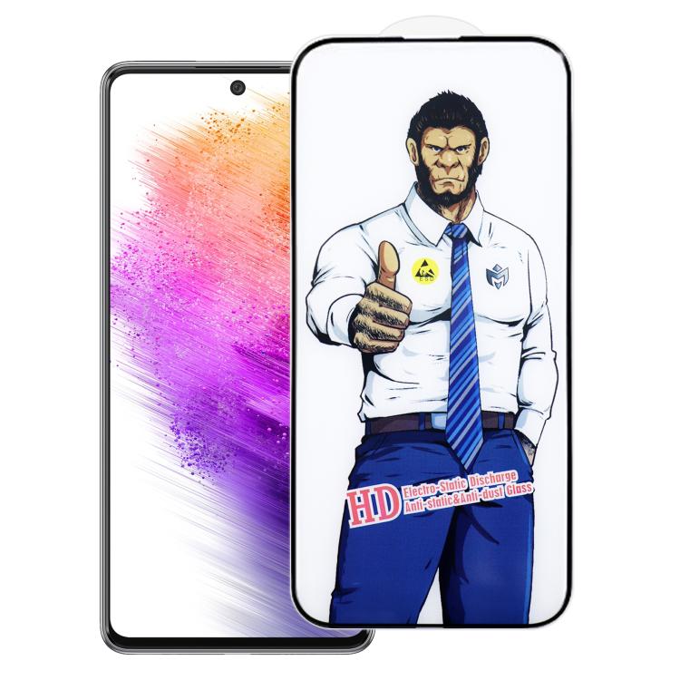 For Samsung Galaxy A73 5G Gorilla Explosion-Proof Anti-Fingerprint HD Tempered Glass Film