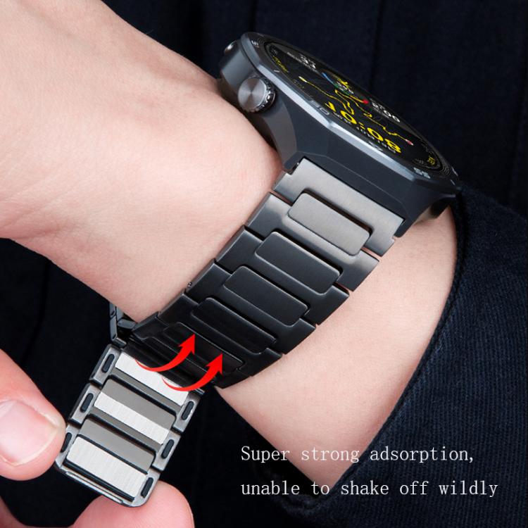 22mm I-Shaped Magnetic Metal Stainless Steel Watch Band
