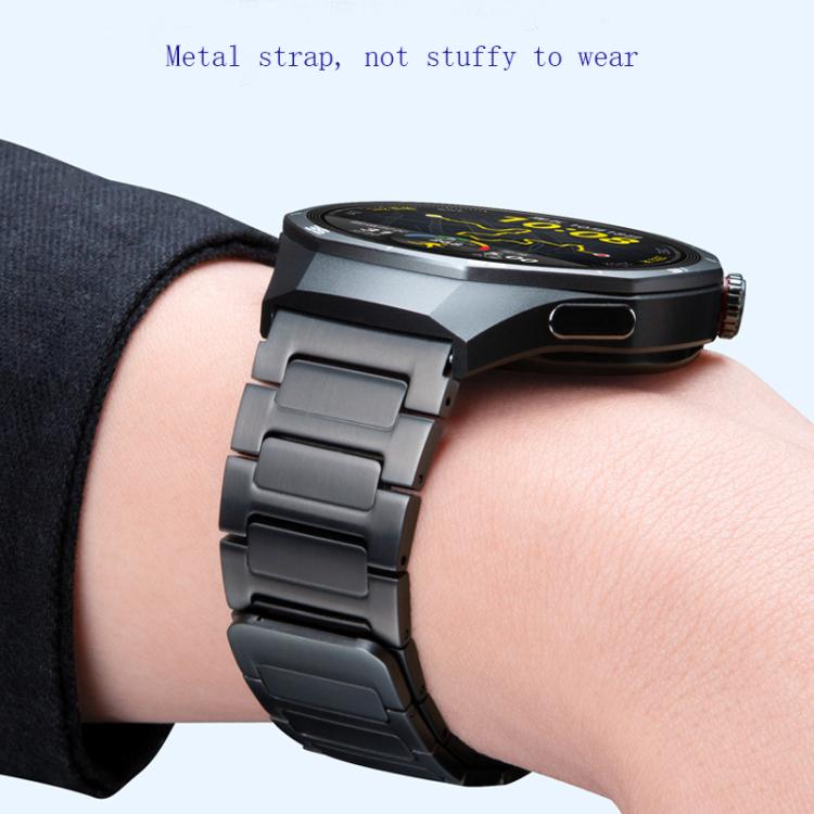 22mm I-Shaped Magnetic Metal Stainless Steel Watch Band