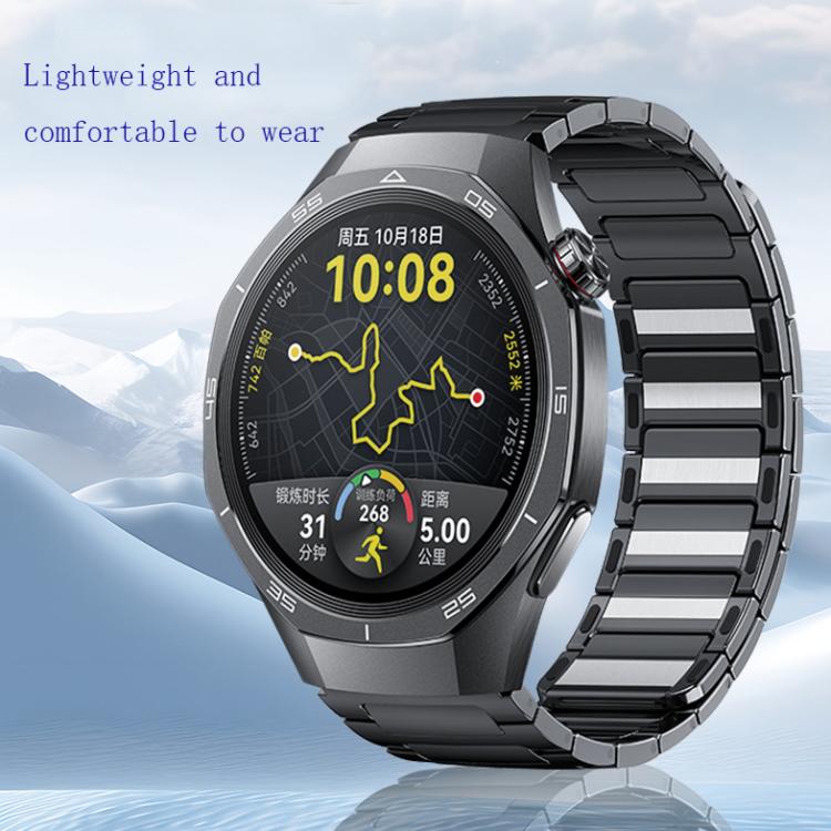 22mm I-Shaped Magnetic Metal Stainless Steel Watch Band
