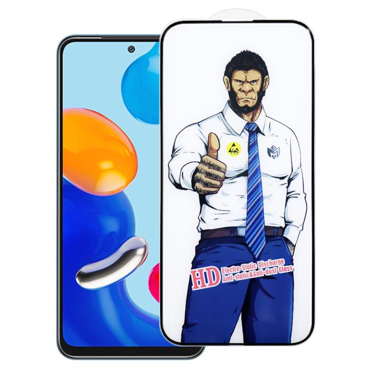 For Redmi Note 11 5G Gorilla Explosion-Proof Anti-Fingerprint HD Tempered Glass Film