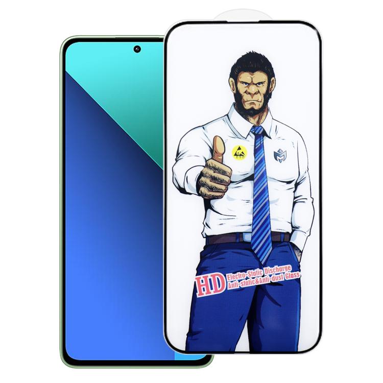 For Redmi Note 13 4G / 5G Gorilla Explosion-Proof Anti-Fingerprint HD Tempered Glass Film