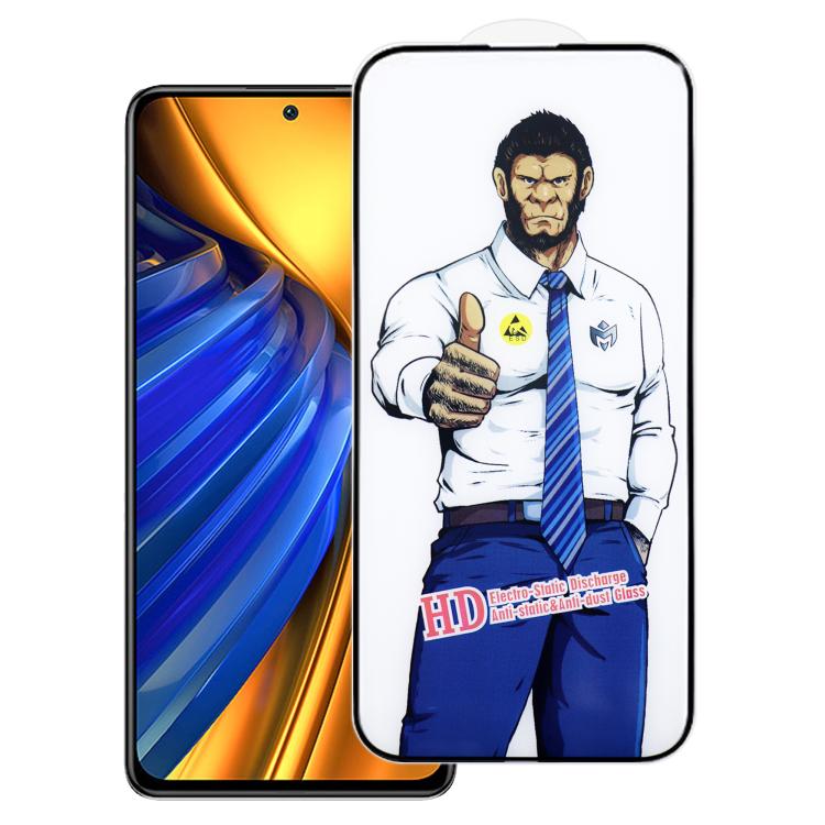For Xiaomi Poco F4 Gorilla Explosion-Proof Anti-Fingerprint HD Tempered Glass Film