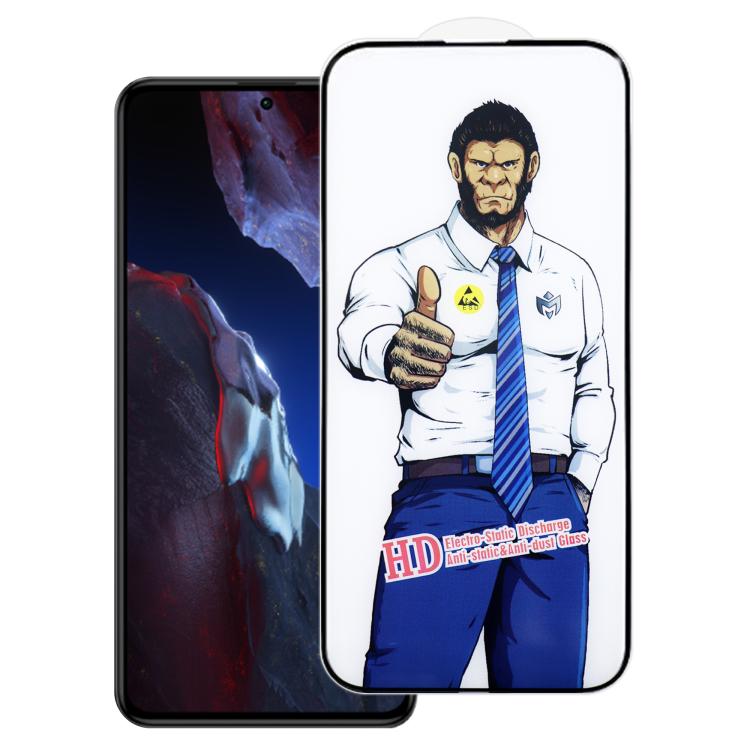 For Xiaomi Poco F5 Pro Gorilla Explosion-Proof Anti-Fingerprint HD Tempered Glass Film