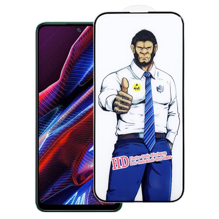For Xiaomi Poco X5 Gorilla Explosion-Proof Anti-Fingerprint HD Tempered Glass Film