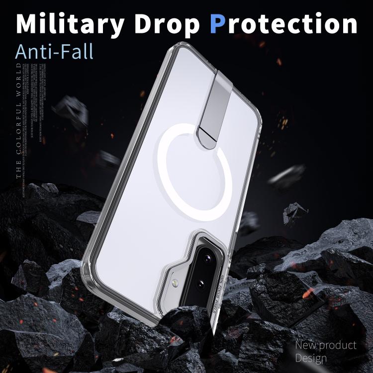 For Samsung Galaxy A17 5G Kalebol Star Shine Skin Feel MagSafe Phone Case with Straight Fold Holder