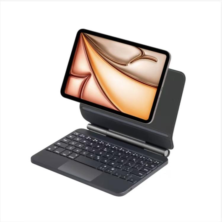 For iPad Mini 6 / 7 Magic Control Magnetic Suspension Bluetooth Keyboard Touch Screen Protective Case