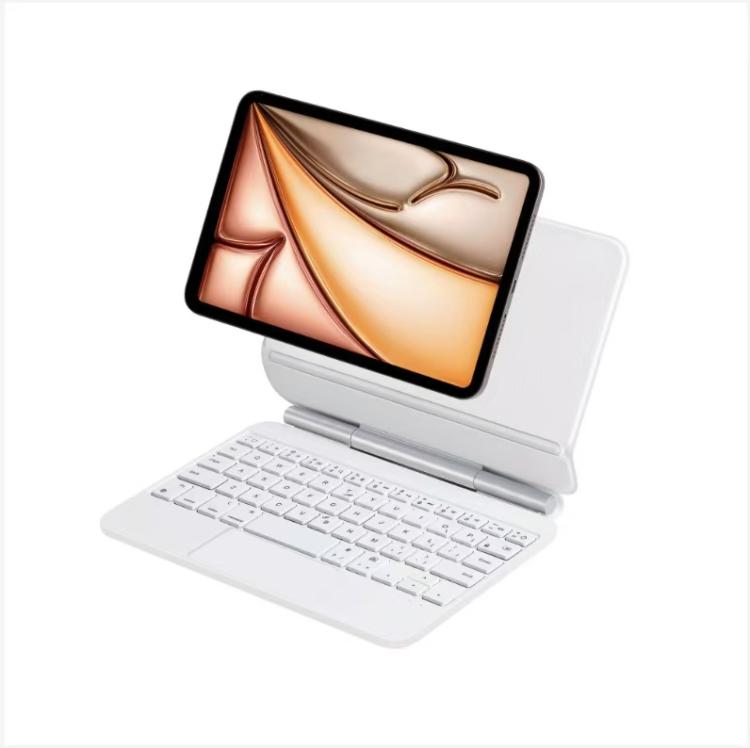 For iPad Mini 6 / 7 Magic Control Magnetic Suspension Bluetooth Keyboard Touch Screen Protective Case
