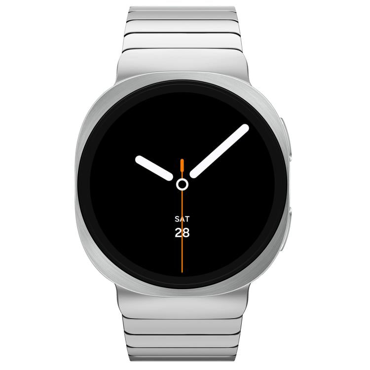For Samsung Galaxy Watch8 / Watch8 Classic One Beads Butterfly Buckle Stainless Steel Watch Band