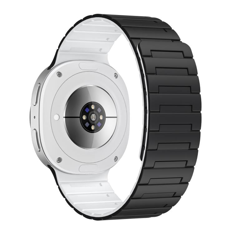 For Samsung Galaxy Watch8 / Watch8 Classic Soft Silicone Magnetic Watch Band