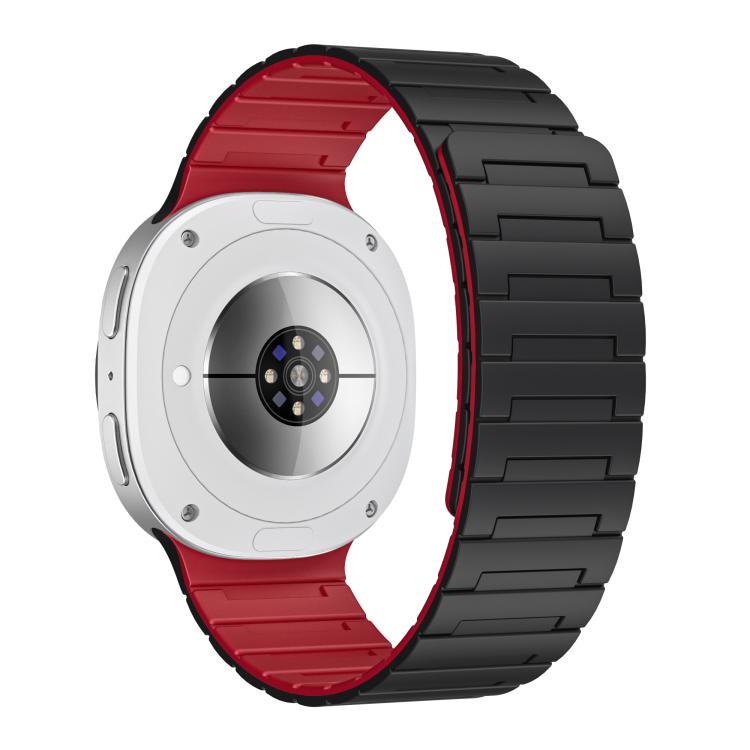 For Samsung Galaxy Watch8 / Watch8 Classic Soft Silicone Magnetic Watch Band