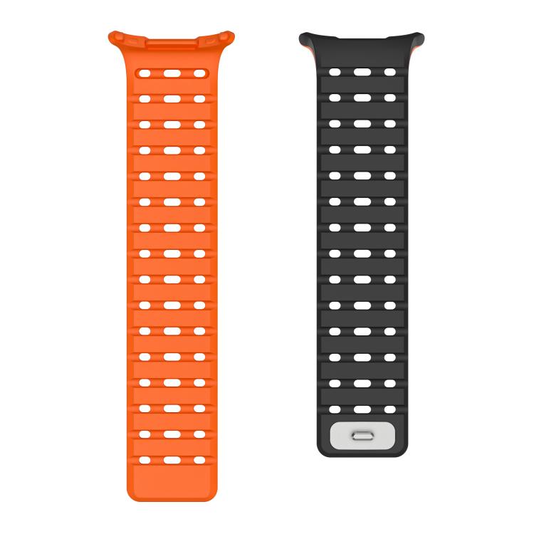 For Samsung Galaxy Watch Ultra 47mm / Ultra 2025 Breathable Silicone Magnetic Watch Band