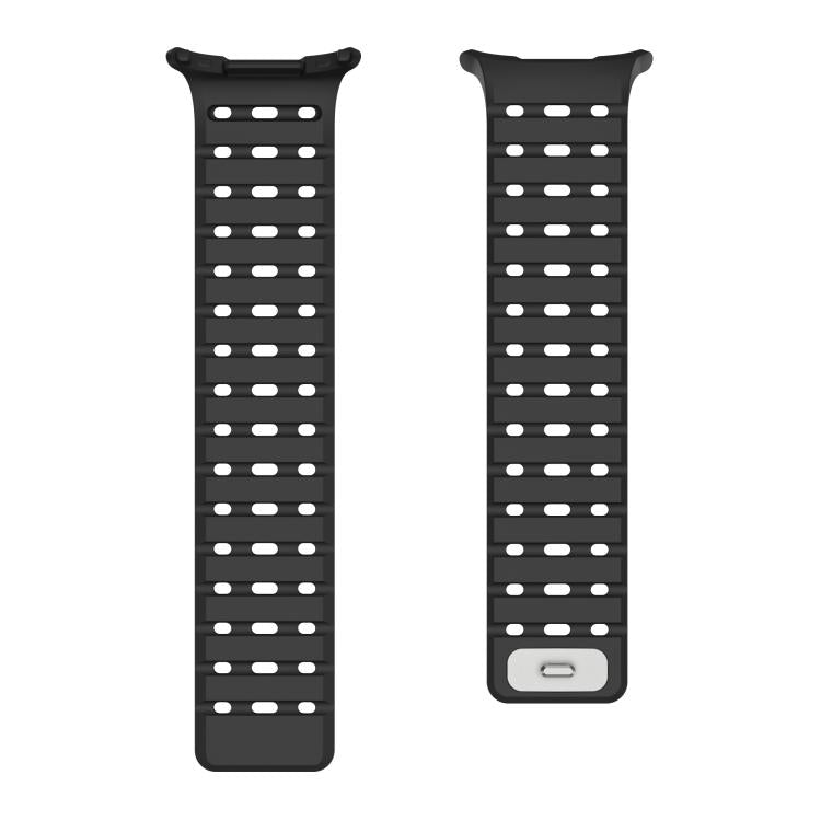 For Samsung Galaxy Watch Ultra 47mm / Ultra 2025 Breathable Silicone Magnetic Watch Band
