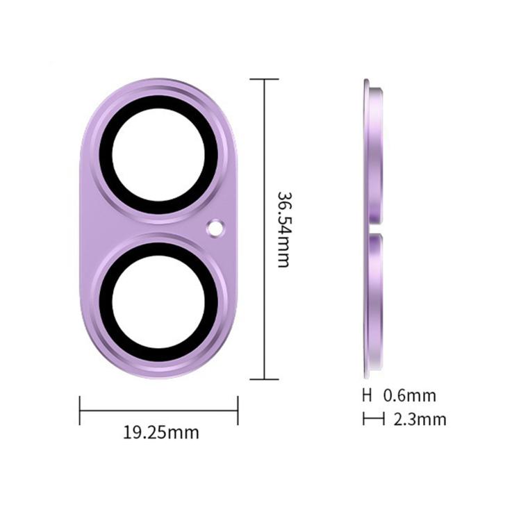 For iPhone 17 Pro Kalebol Armor Full-Coverage Metal Lens Ring Protector Film - Black