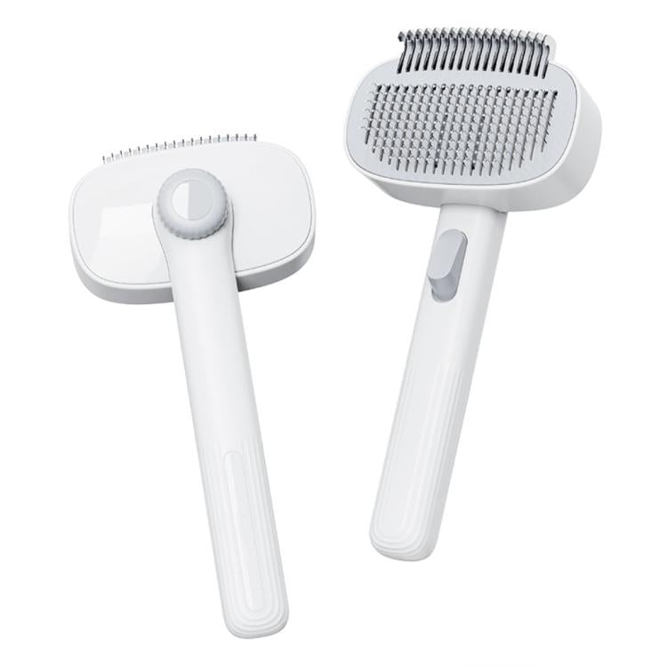 Pet Detangling Comb The Ultimate Grooming Tool - White Gray