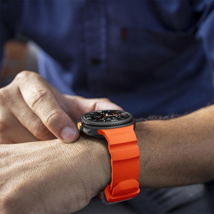 For Samsung Galaxy Watch8 / Watch8 Classic Black Buckle Sports Silicone Watch Band