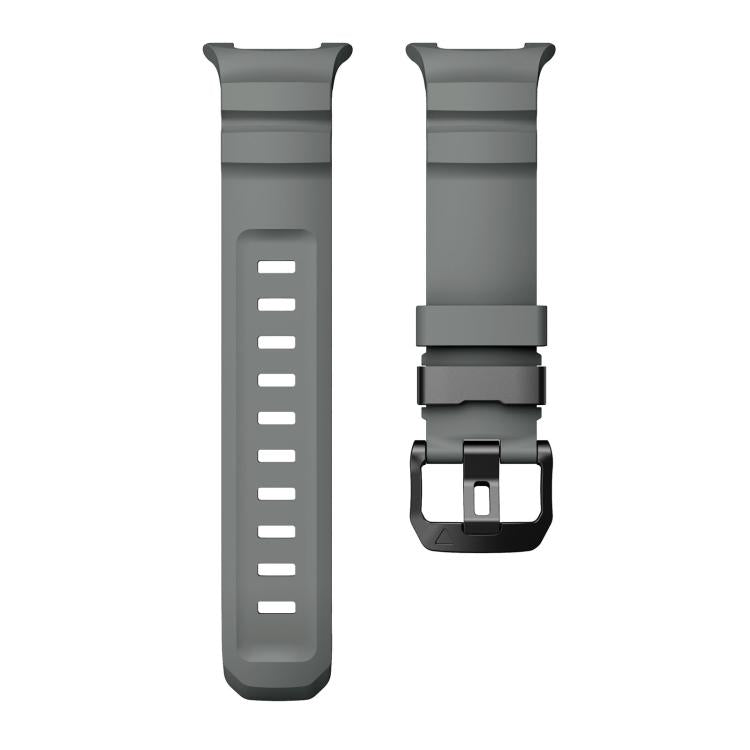 For Samsung Galaxy Watch8 / Watch8 Classic Black Buckle Sports Silicone Watch Band