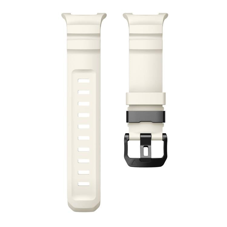 For Samsung Galaxy Watch8 / Watch8 Classic Black Buckle Sports Silicone Watch Band