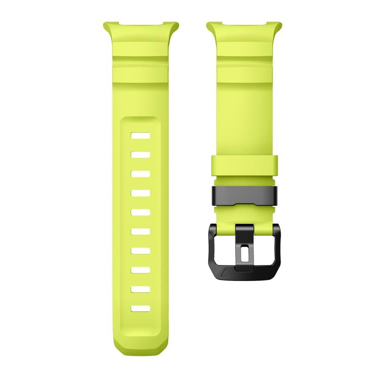 For Samsung Galaxy Watch8 / Watch8 Classic Black Buckle Sports Silicone Watch Band