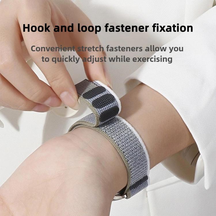 For Samsung Galaxy Watch8 / Watch8 Classic Wild Path Loop Nylon Hook and Loop Fastener Watch Band