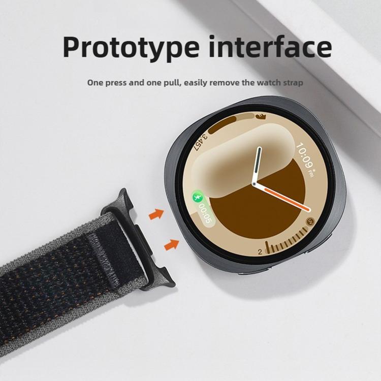 For Samsung Galaxy Watch8 / Watch8 Classic Wild Path Loop Nylon Hook and Loop Fastener Watch Band