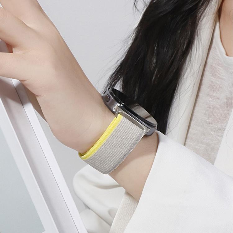 For Samsung Galaxy Watch8 / Watch8 Classic Wild Path Loop Nylon Hook and Loop Fastener Watch Band