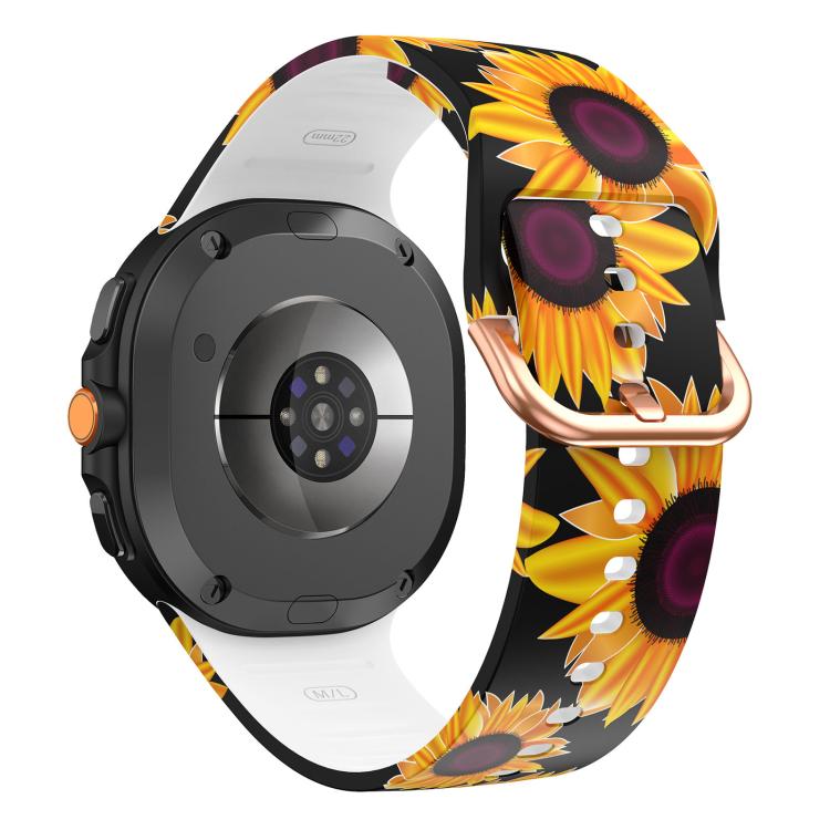 For Samsung Galaxy Watch8 / Watch8 Classic Printed Silicone Watch Band