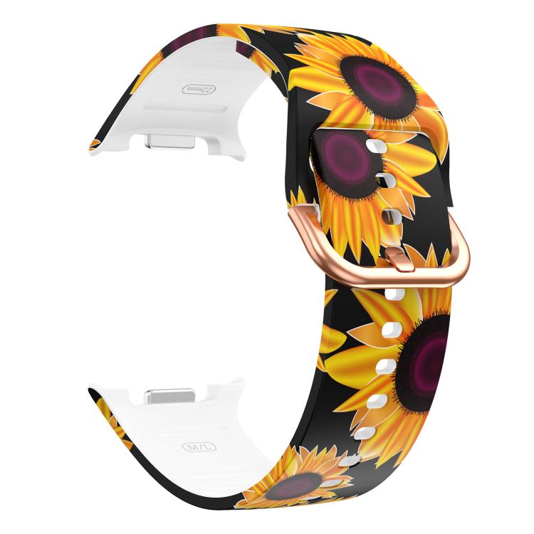 For Samsung Galaxy Watch8 / Watch8 Classic Printed Silicone Watch Band