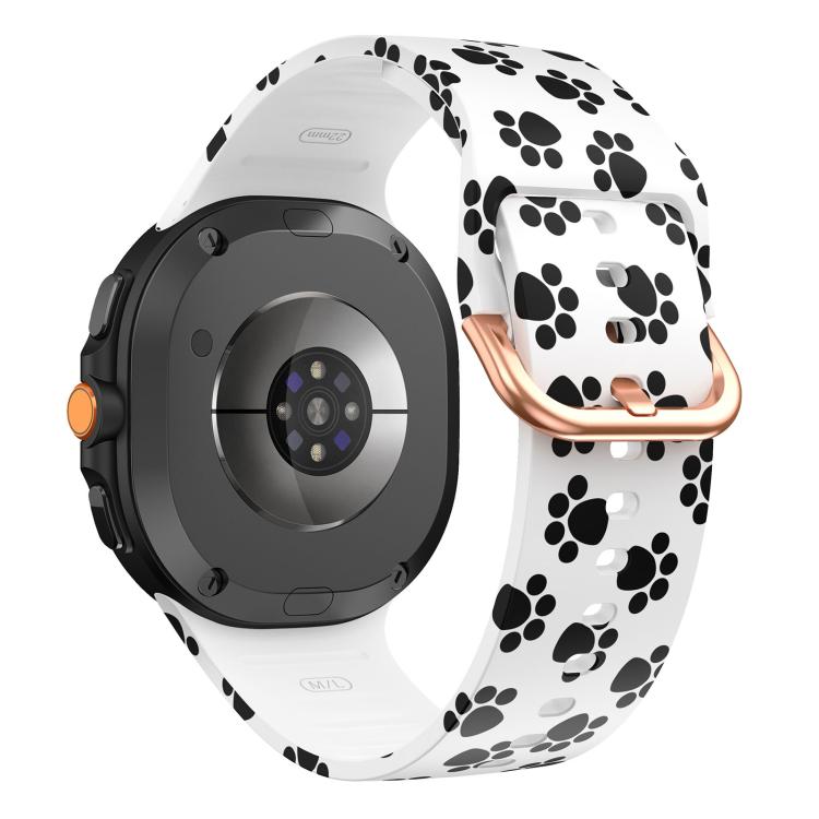For Samsung Galaxy Watch8 / Watch8 Classic Printed Silicone Watch Band