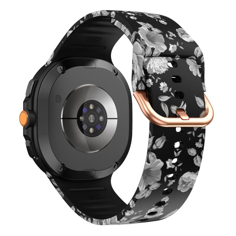 For Samsung Galaxy Watch8 / Watch8 Classic Printed Silicone Watch Band