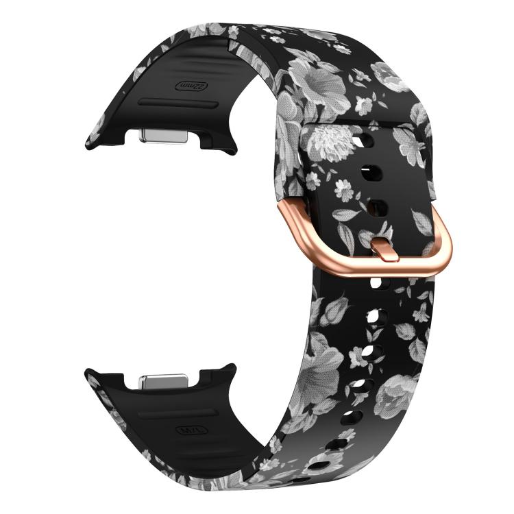 For Samsung Galaxy Watch8 / Watch8 Classic Printed Silicone Watch Band