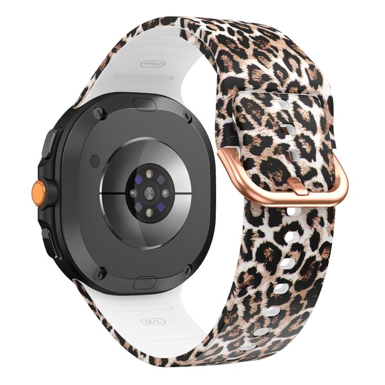 For Samsung Galaxy Watch8 / Watch8 Classic Printed Silicone Watch Band